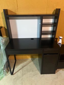 Desk with white board