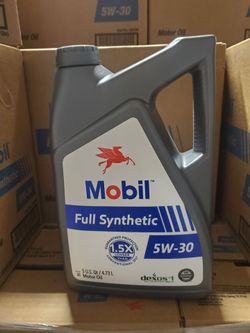 Mobil 5w30 Full Synthetic Dexos Case 3GAL 5QT