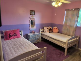 Twin Bunk Beds White