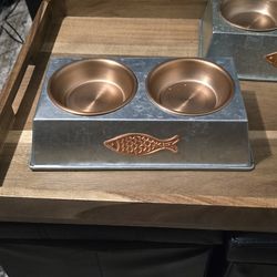 Small Pet Double Dinner Bowl