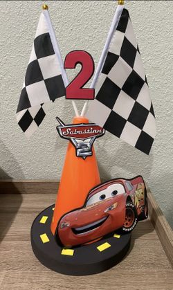Cars Disney Birthday Party Centerpieces 