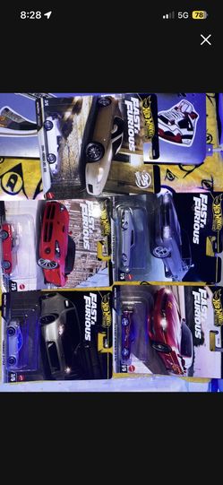 Hotwheels fast and furious set