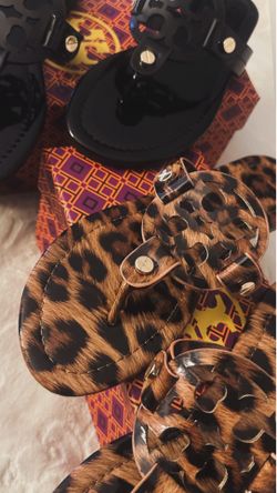 Cheetah Tory Burch sandals size 7