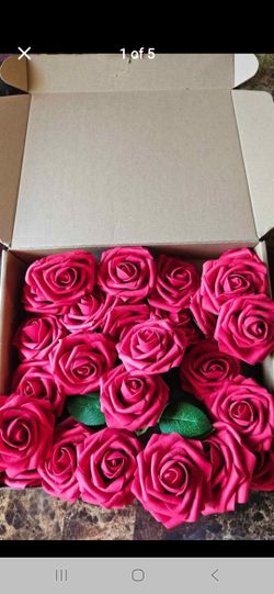 Red Artificial Flowers 