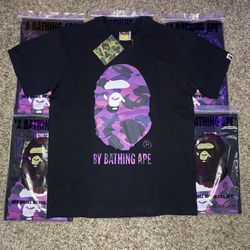 Purple Camo Bape Tee