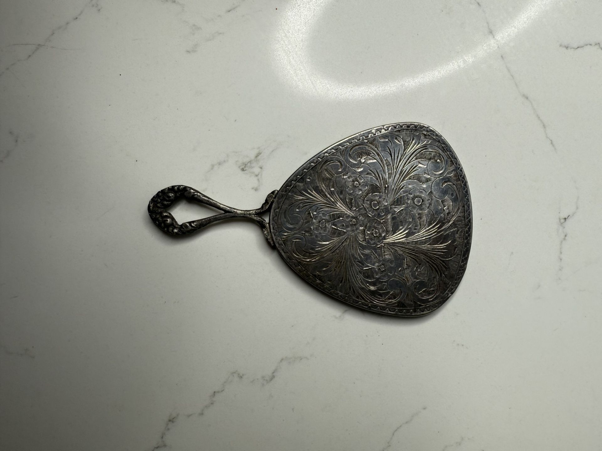 Vintage Silver Mirror