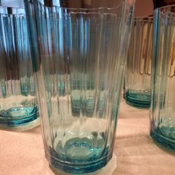 Set Of 8 Tumblers - Aqua