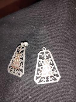 Vintage gautemalean/Mexican folk art earrings