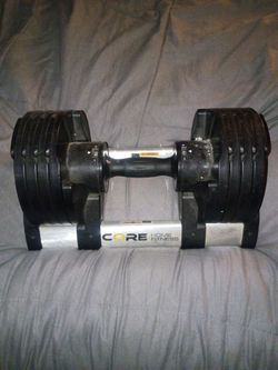 The Core Home Fitness Adjustable Dumbbell Set