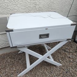 White side table