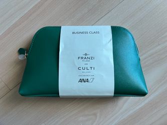 ANA Business Class FRANZI Milano CULTI MILANO Amenity Kit Green NEW SEALED