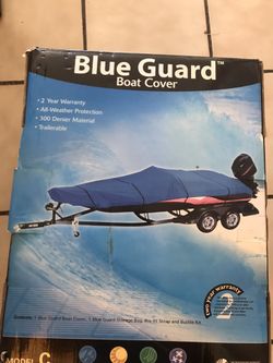 Blue Guard boat cover 