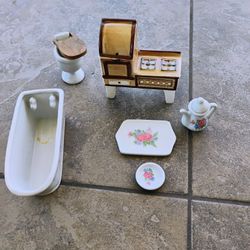 Vintage Miniature Porcelain Sets