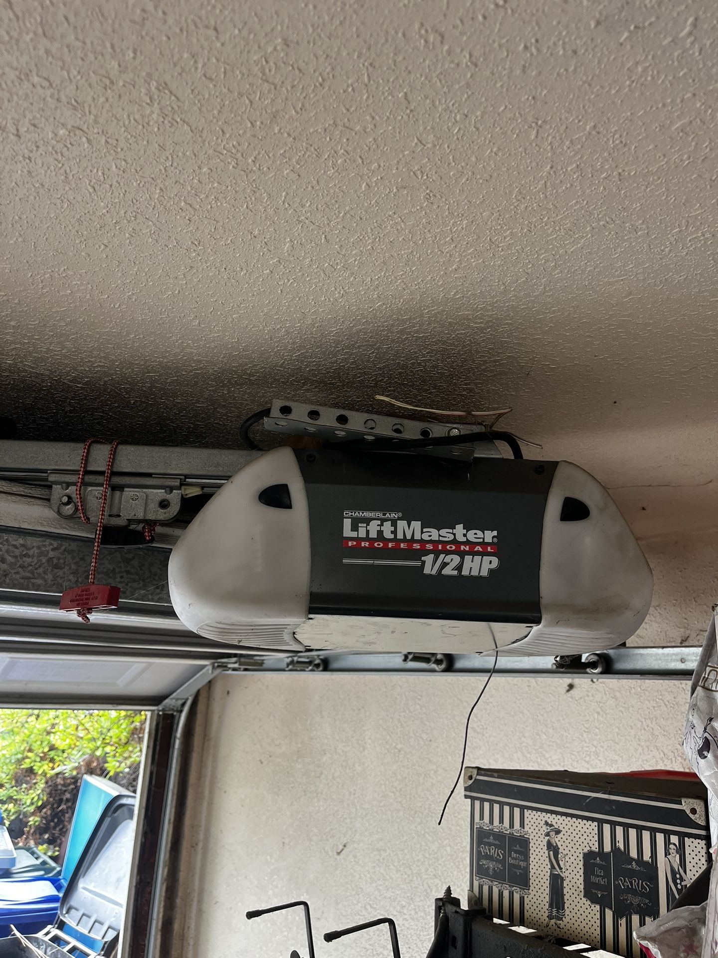 Lift master Garage Door Opener With Rail