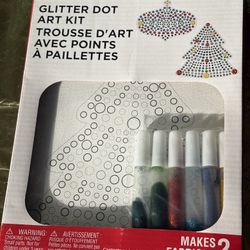 Glitter Art Set! New! Includes materials for creating glitter dot art. Suitable for ages 6 and up! Located in Tarzana!