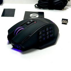 UtechSmart Venus Pro RGB Wireless MMO Gaming Mouse With 16 programmable Buttons 