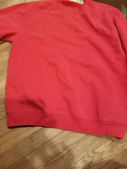 Red sweatshirt size medium