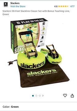 Slackline With Teaching Line