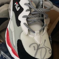 Fila - Ray Tracer Signed By Former NBA Player DJ Augustine (orlando magic)