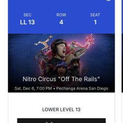 Nitro Circus Live Sat Dec 6th 