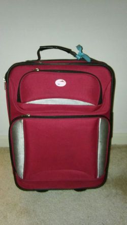 Luggage with rollers