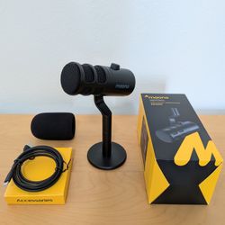 MAONO USB Dynamic Microphone, Podcast Recording Microphone
