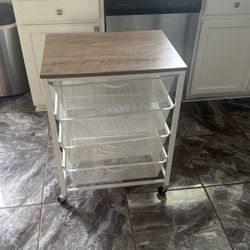 4 Drawer Rolling Cart