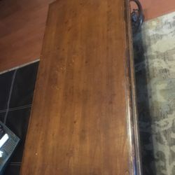 Rustic Wrought Iron Coffee & End Table