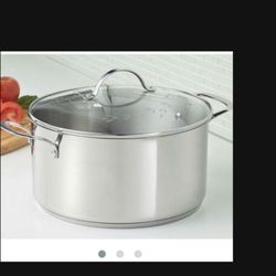 Olla De 9 Qts Acero Inoxidable Clásico De Princess House