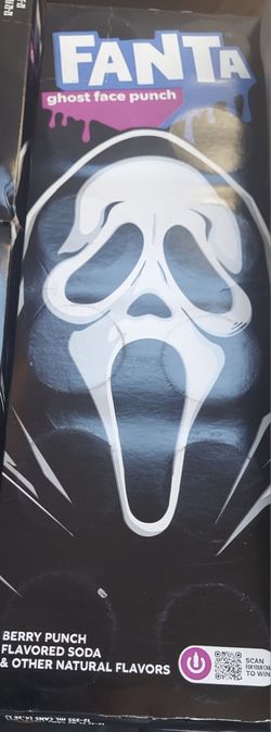 Fanta Ghostface "Scream" ghost face punch Berry flavored soda 12 pack $20