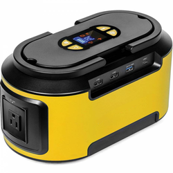 Portable Power Station 222Wh, 200W PEAK 300W, 60000mAh, AC/DC output + 4 USB with LED flashlight, has you prepared for emergencies and power outages