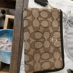Coach Double Zipper Wallet 