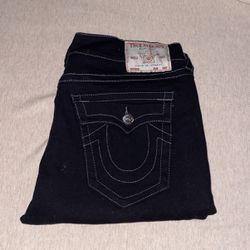 True Religion Jeans Black 36x32
