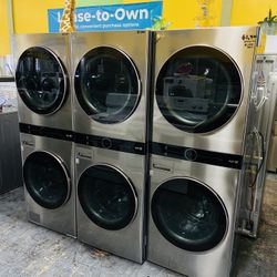 Stackable Gas Washer And Dryer No Credit Needed