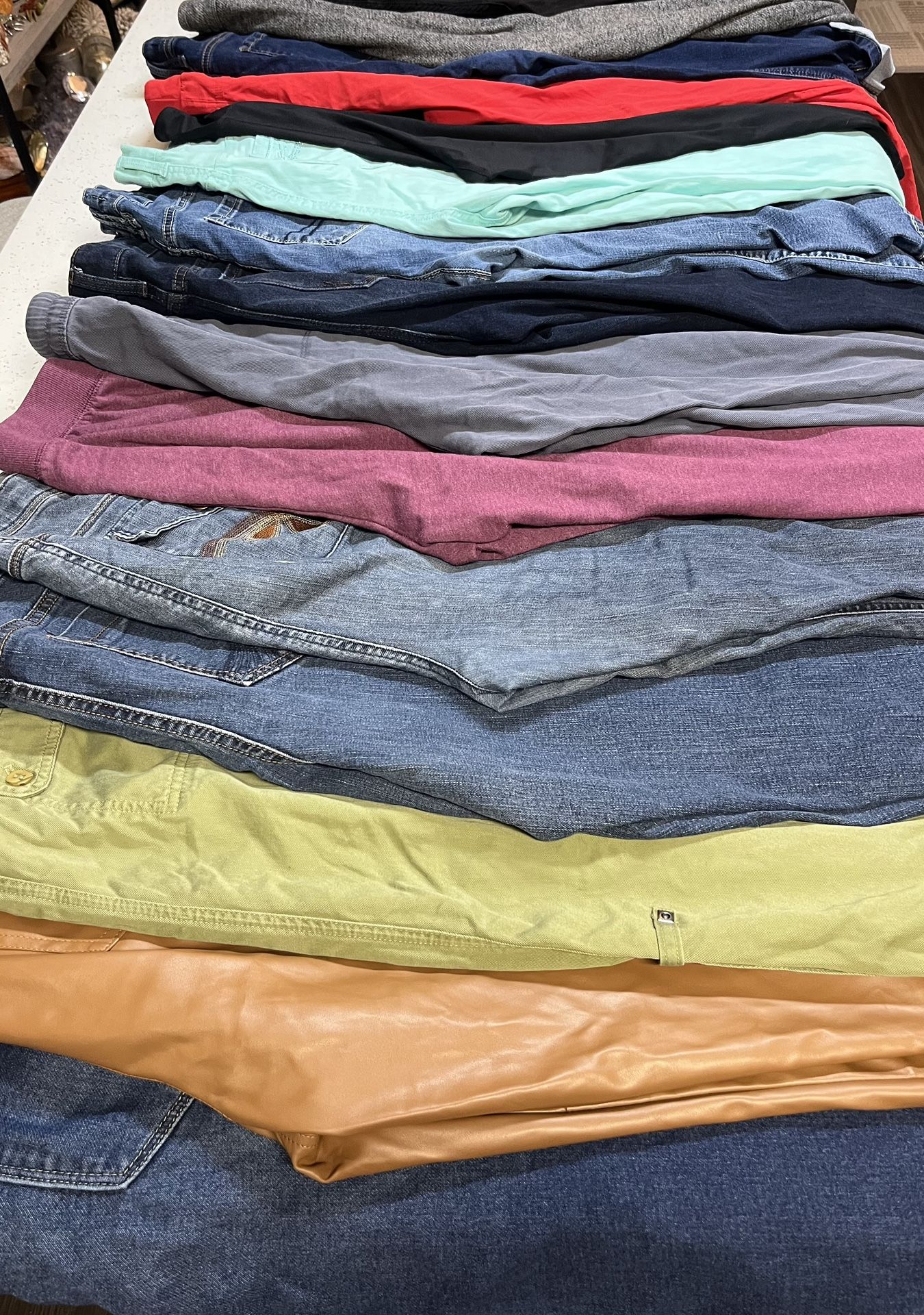 Name Brand Women's Lot 18-22w Plus Sized Pants 