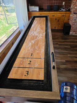 9 feet shuffleboard