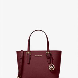 Michael Kors Jet Set Travel Saffiano Leather Tote Bag