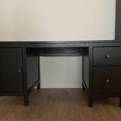 IKEA Black Hemnes Desk