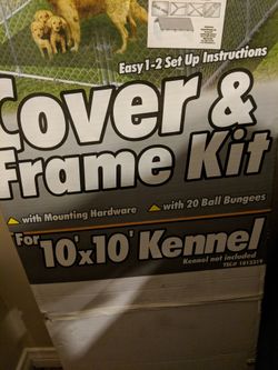 Polytuf top kennel cover