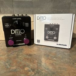 TC Electronic Ditto X2 Looper Guitar Pedal In Box