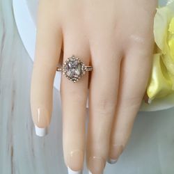 Rose Gold Ring, Size 9