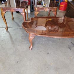 Coffee Table And Side Tables $1