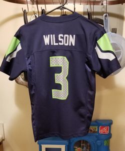 NFL Seattle Seahawks Russell Wilson#3 Jersey Brand NFL Team Size Youth Medium