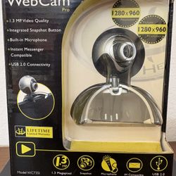 GearHead WebCam Pro, 1.3 MP Resolution, Built-in Microphone, USB connectivity 