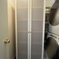 IKEA Billy Solid Wood Cabinet W/ Doors