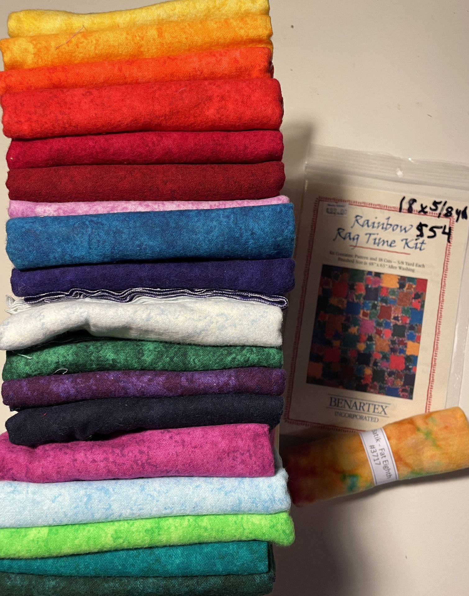 Flannel Fabrics & Quilt Pattern