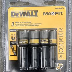 Dewalt 4pc Magnetic Driver Set