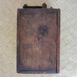 Original MODEL T FORD car spark coil - Wood Encased 