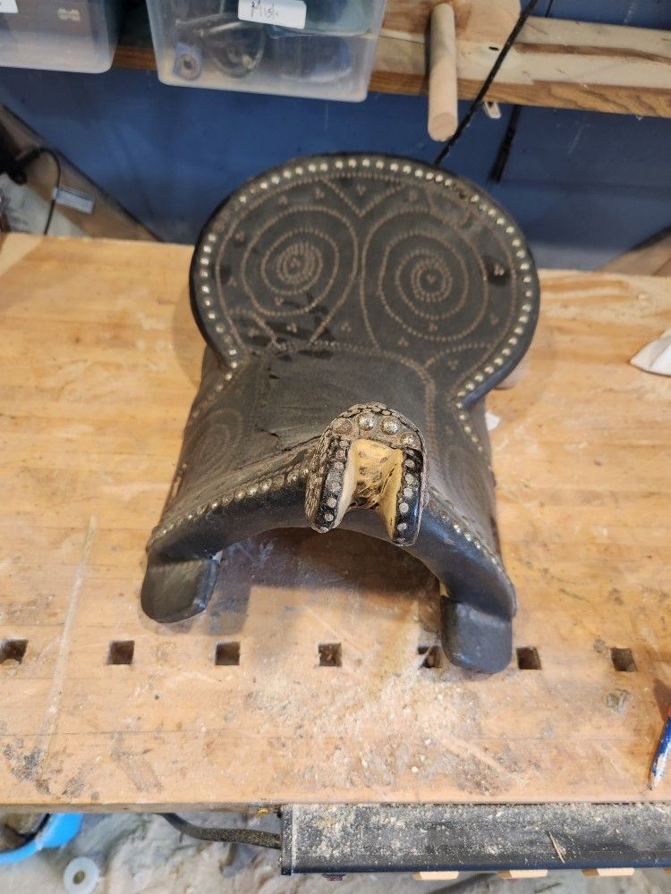 Spanish Colonial Decorated Saddle