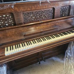 Beautiful piano.That's been stored for ten years